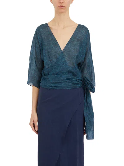 Cortana Blusa A Portafoglio In Blue