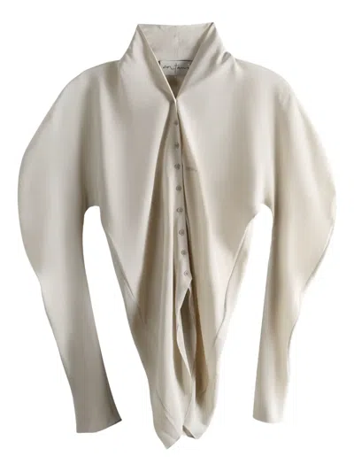 Cortana Buttoned Shirt In Neutral