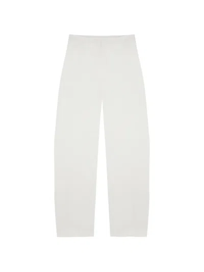 Cortana Costa High-waisted Linen Trousers In Neutrals