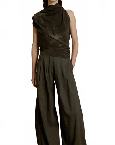 Cortana Dye Top In Maltinto Black Green In Brown