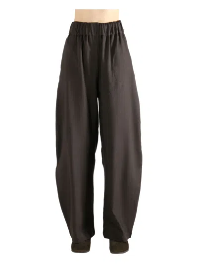 Cortana Elasticated-waistband Trousers In Brown
