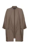 Cortana Glimmer Linen-blend Jacket