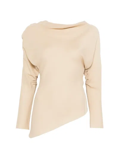 Cortana Isolde Asymmetric Top In Neutral