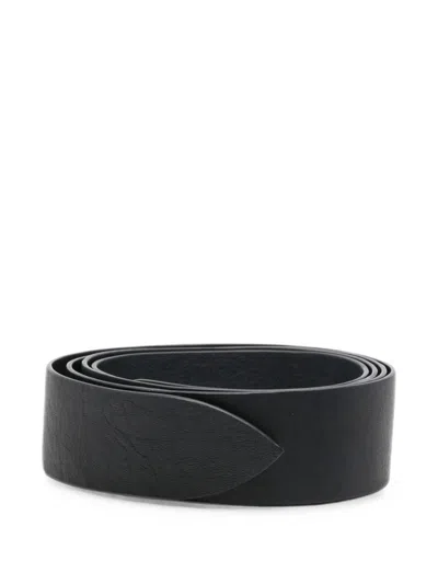 Cortana Jin Leather Belt In Blue