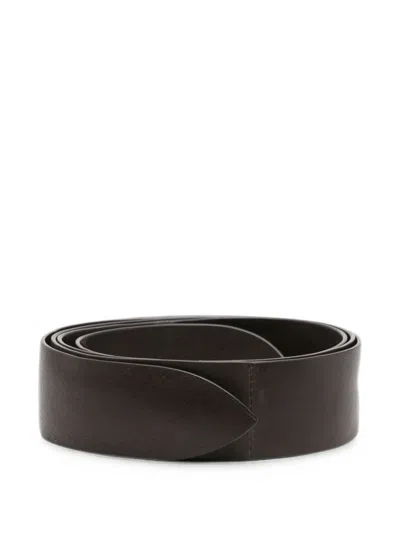 Cortana Jin Leather Belt In Brown