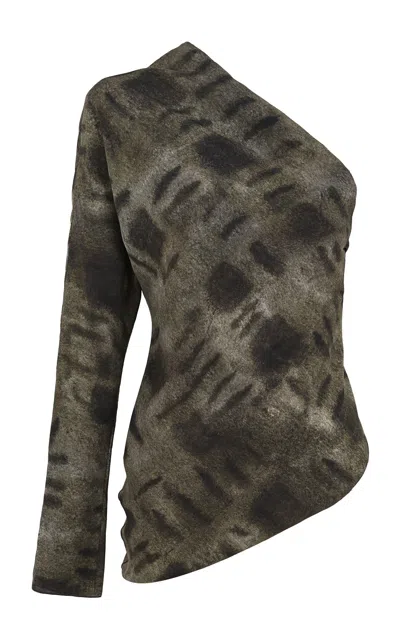 Cortana Kalon Silk Top In Black