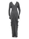 Cortana Kaz Maxi Dress In Grey
