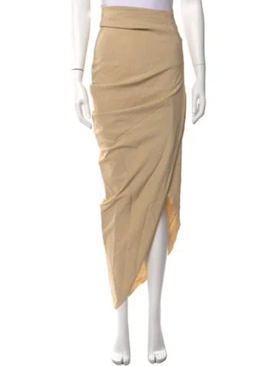 Pre-owned Cortana Long Skirt In Neutrals
