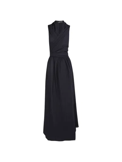 Cortana Mar Long Dress In Black