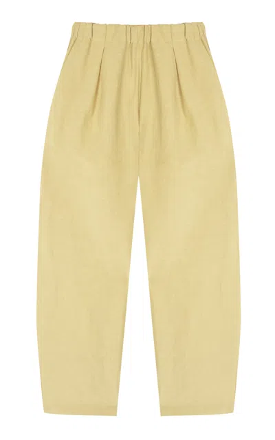 Cortana Mel Linen-blend Wide-leg Pants