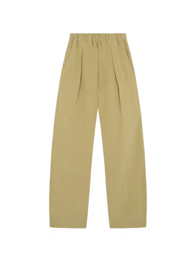 Cortana Mel Pleated Straight-leg Trousers In Black