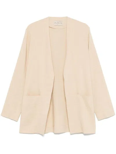 Cortana Mite Hemp Blend Jacket In Beige