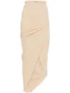 Cortana Mite Long Skirt In Beige