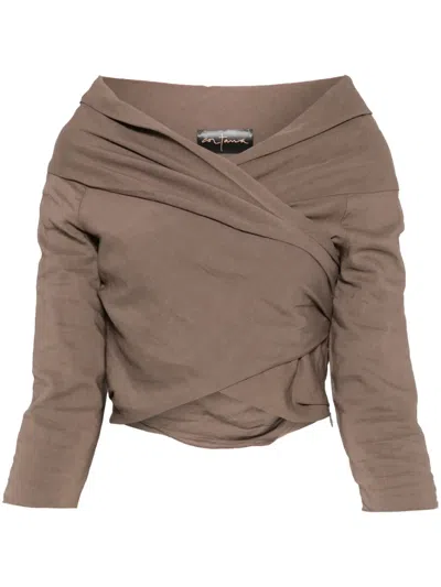 Cortana Mite Top In Brown