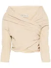 Cortana Mite Top In Neutrals