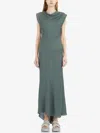 Cortana Najwa Silk Dress In Green