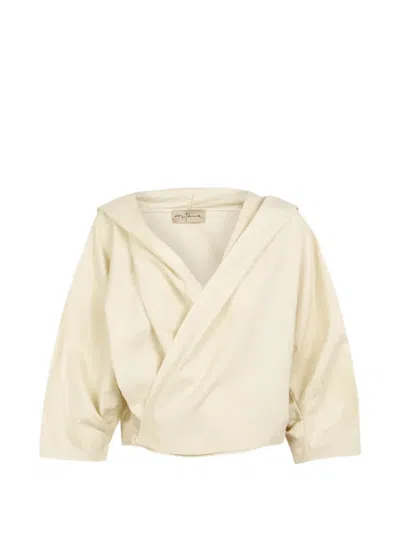 Cortana Noa Wrap-style Hoodie In Neutral