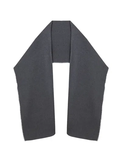 Cortana Nur Frayed Scarf In Gray