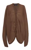 Cortana Piano Relaxed Button-down Shirt In Brown