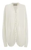 Cortana Piano Silk Button-down Shirt In White