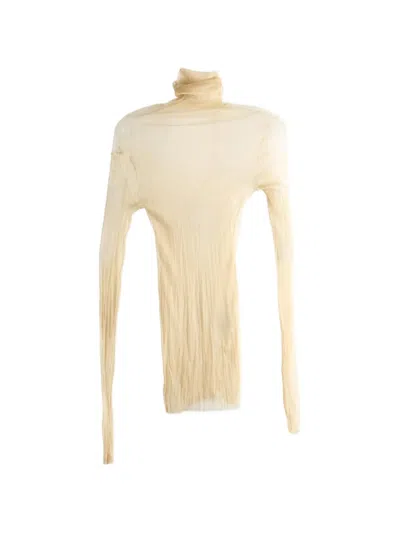 Cortana Pleated Top In Neutral