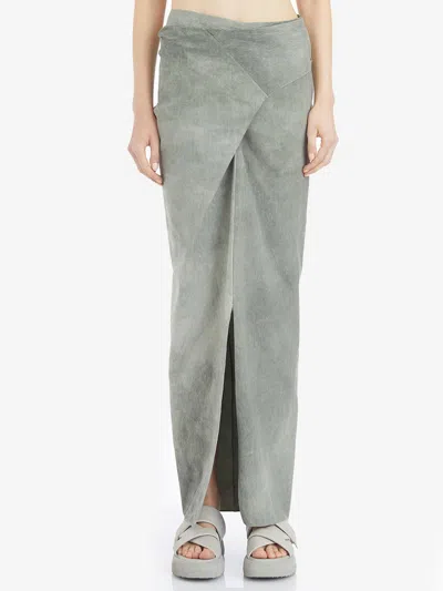 CORTANA CORTANA RYO LINEN AND COTTON SKIRT