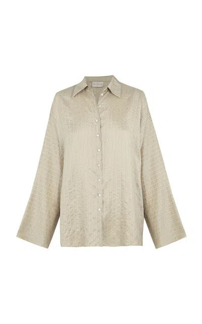 Cortana Sentido Silk Shirt In Neutral