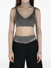 Cortana Sheer T-shirt In Neutrals