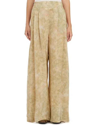 Cortana Silk Ada Trousers In Green