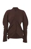 Cortana Silk Mystic Shirt In Purple