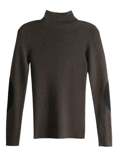 Cortana Turtleneck Sweater In Brown
