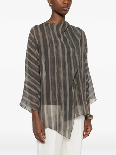 Cortana Ursula Blouse In Gray