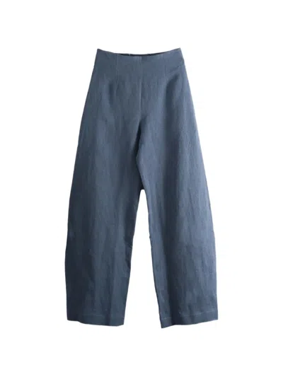 Cortana Wide-leg Trousers In Blue