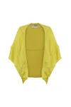 Cortana Women's Banane Short Jacket In Acid Yellow In Green