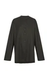 Cortana Wool-cashmere Blend Fabula Shirt In Black