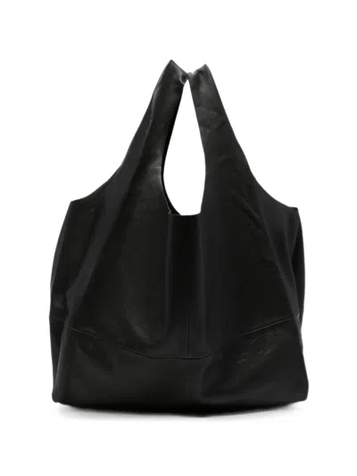 Cortana Xl U Slouchy Shopper Tote Bag In Burgundy