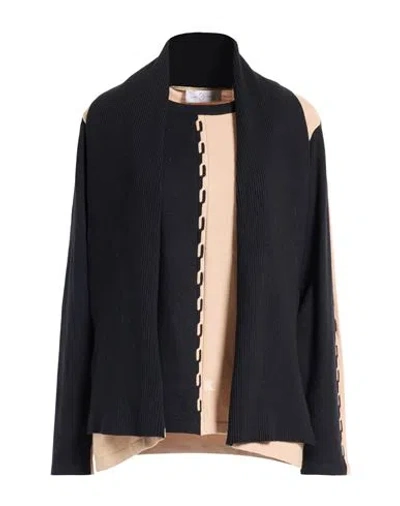 Corte Dei Gonzaga Gold Woman Sweater Camel Size S Viscose, Polyamide In Black