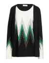 Corte Dei Gonzaga Gold Woman Sweater Ivory Size L Viscose, Polyester, Polyamide In Multi