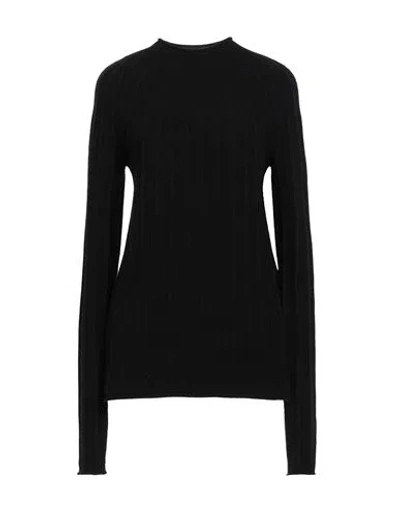 Corte Dei Gonzaga Intreccio Woman Turtleneck Black Size Xl Wool