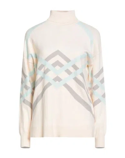 Corte Dei Gonzaga Intreccio Woman Turtleneck Light Pink Size S Viscose, Polyester, Polyamide In Neutral