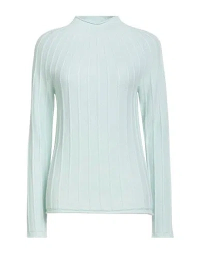 Corte Dei Gonzaga Intreccio Woman Turtleneck Turquoise Size Xl Wool In Blue