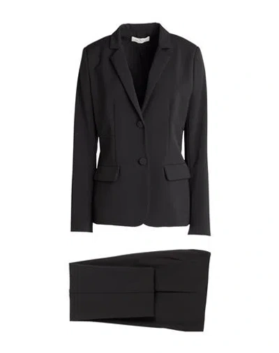 Corte Dei Gonzaga Woman Co-ord Black Size 8 Polyester, Elastane