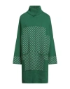 Corte Dei Gonzaga Woman Coat Green Size S Wool, Acrylic