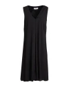 Corte Dei Gonzaga Woman Midi Dress Black Size 12 Polyester