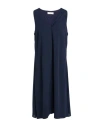 Corte Dei Gonzaga Woman Midi Dress Midnight Blue Size 12 Polyester