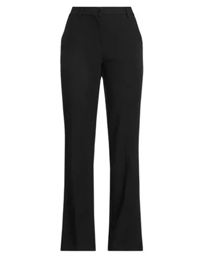 Corte Dei Gonzaga Woman Pants Black Size 10 Polyamide, Viscose, Elastane