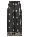 Corte Dei Gonzaga Woman Pants Black Size 4 Cotton, Polyester