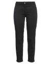 Corte Dei Gonzaga Woman Pants Black Size 8 Cotton, Tencel, Elastane