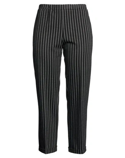 Corte Dei Gonzaga Woman Pants Black Size 8 Polyester, Viscose, Elastane