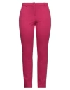 Corte Dei Gonzaga Woman Pants Fuchsia Size 10 Polyester, Polyamide, Elastane In Pink
